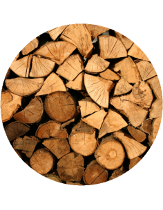 Bois dur en 10-30cm VRAC SEC (cagette de 1,2 m3)