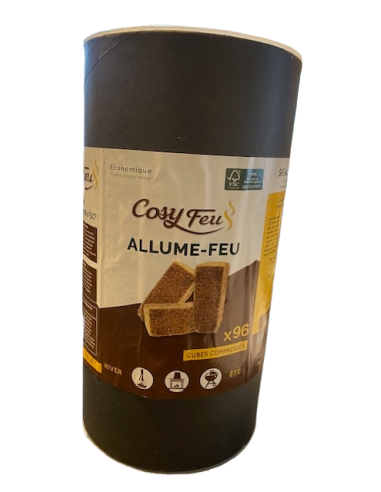 ALLUME FEU BOIS DE CHAUFFAGE CHEMINEE BARBECUE